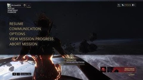 Warframe-Funny Operator Bugged