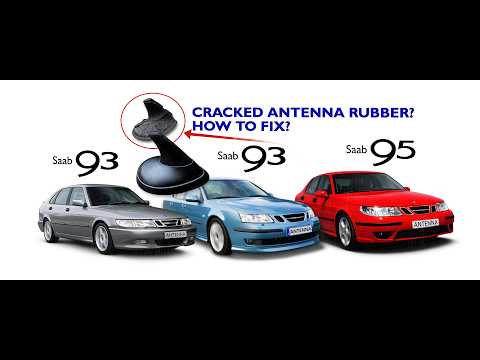 Cracked Saab Antenna Rubber? Easy DIY Repair (Saab 9-3 & 9-5)