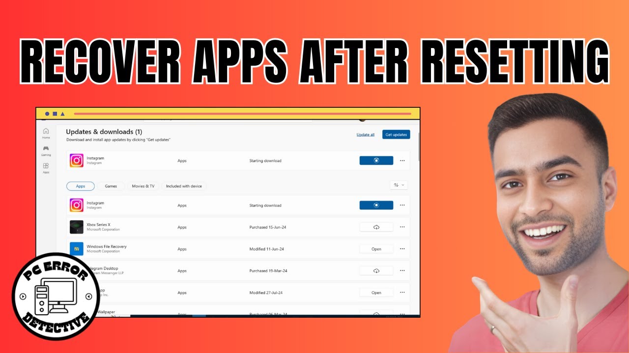 How To Recover Apps After Resetting Windows 10 YouTube