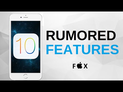 iOS 10 - Rumored Features