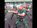 Pak tentara  prajurit tni latihan bela diri shorts kodim 0607 kota sukabumi
