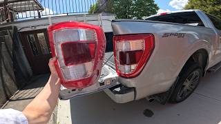 F150 tail light replacement with blind spot monitoring