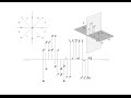 Alfabeto del punto - Animación 3D (Sistema diédrico)