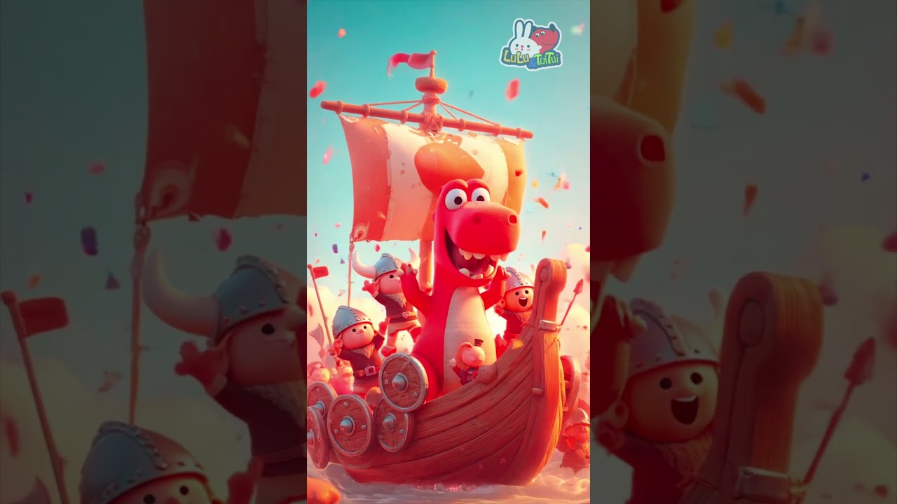 🦖Dino Racer S3 Ep11 |  🥁 Dino Racer: Viking Voyage | Dino Racer Series |Kids Music