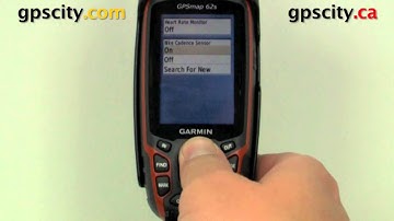 The Fitness setup screen in the Garmin GPSMap 62S with Experts GPS City
