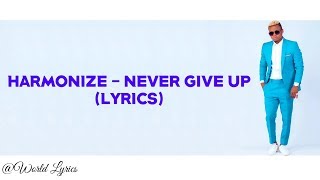 Harmonize - Never Give Up (Videos Lyrics)