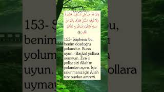 🟢 Enam suresi 153. Ayet | 5 Kasım 2025 #keşfet