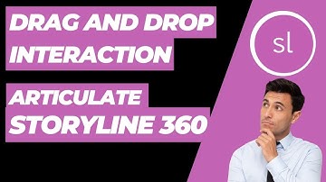 Drag and drop interaction in Articulate Storyline 360