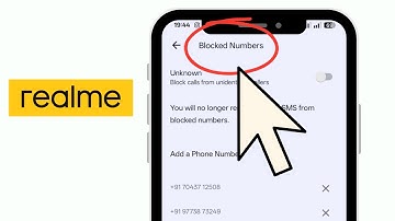 Realme mobile mein block number unblock kaise karen | Blacklist se number kaise hataye realme