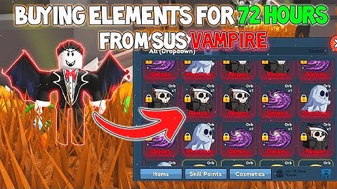 Buying Elements For 72 Hours In Elemental Dungeon | Roblox