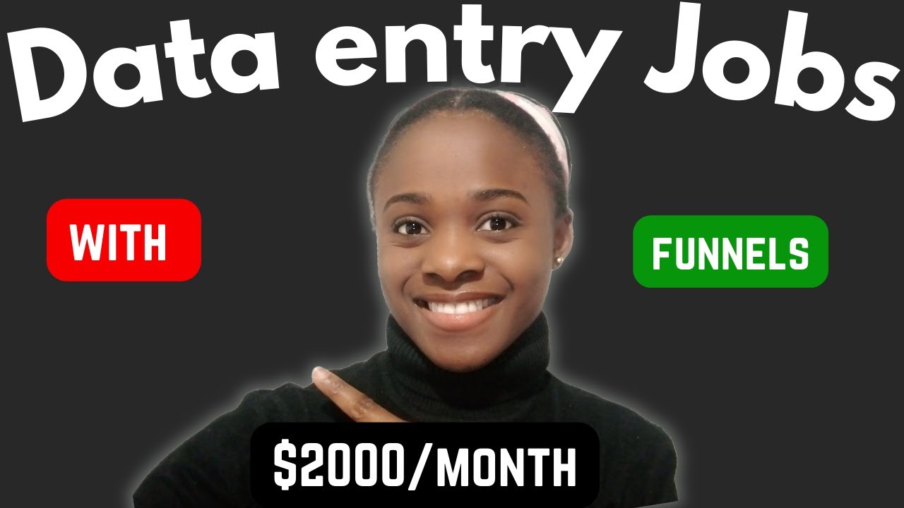 Remote Work From Home Global Data Entry Jobs using Funnels (Hidden Hack ...