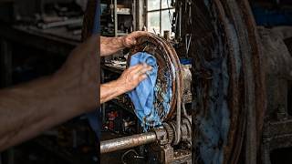 Rusty Pulley Wheel Restoration ⚙️ | Satisfying Cleaning Transformation
