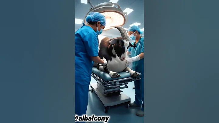 poor pregnant goat saved by kind's doctors #pregnantgoat #aidoctor #aiart #aistory #goat #aipregnan
