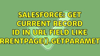 Salesforce: Get Current Record ID in URL field like ApexPage.currentPage().getParameter().get('id') Profile