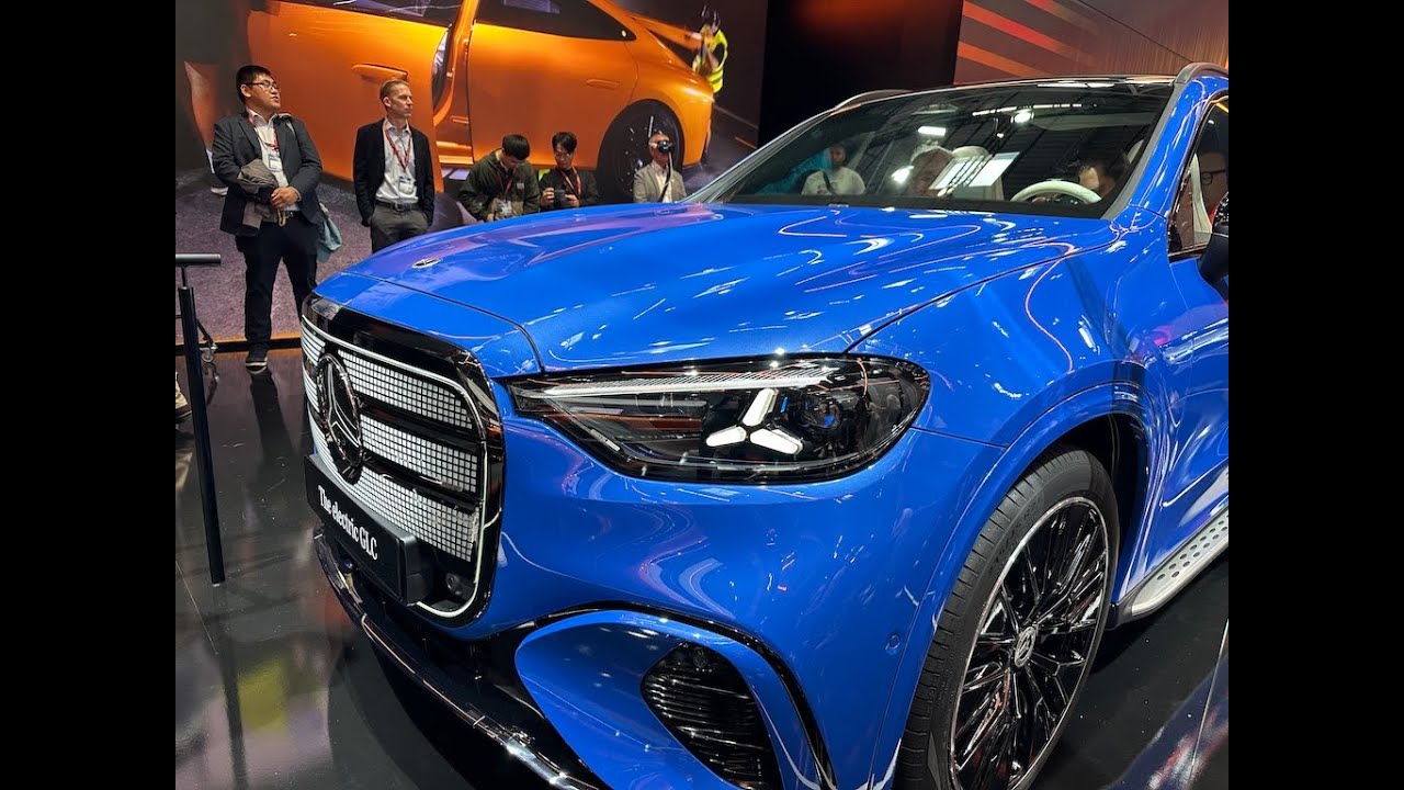 พาชมเล็กๆ Mercedes-Benz GLC EV คู่แข่ง BMW iX3 มอเตอร์คู่ วิ่งไกล 700 กม.มอเตอร์คู่ เลี้ยว4ล้อ