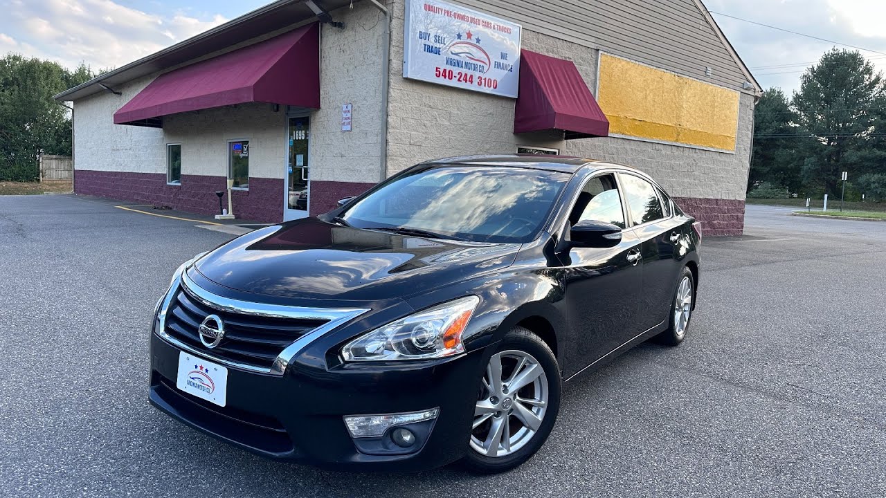 2013 Nissan Altima 2.5 SL black beautiful first student car - YouTube