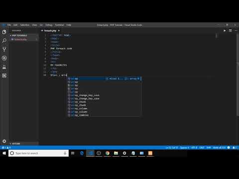 PHP MySQL in Hindi Video 15: Foreach loop