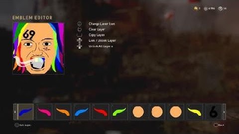 Call of Duty World war 2 Emblem - 6IX9INE tutorial
