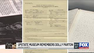 Union County Museum remembers Dolly Parton
