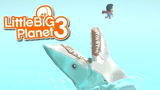 LittleBIGPlanet 3 - Superman is Afraid of Shark Teeth [Controllable Shark] - PS4