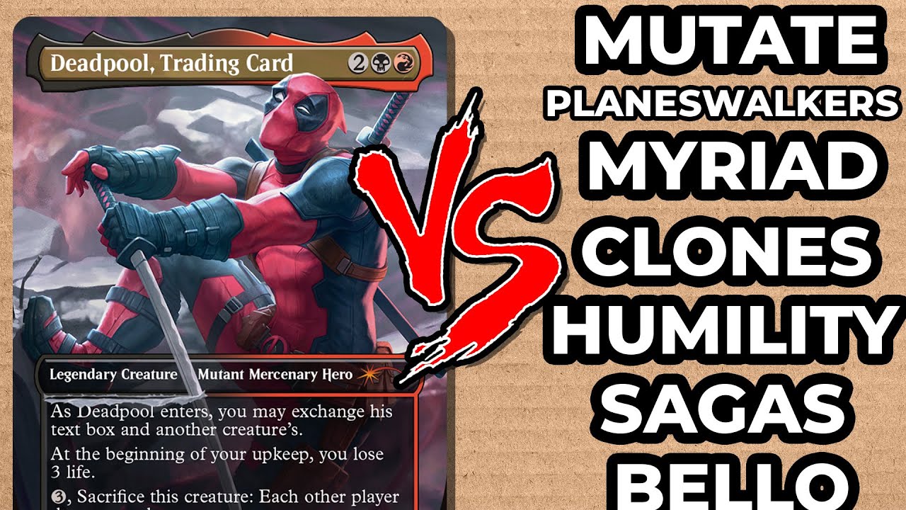 deadpool trading card mtg gatherer Deadpool, Trading Card (#1753) (foil) (borderless)