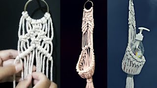 Mantap! Gantungan Pot Tali Macrame Multifungsi Bisa Buat Wadah Sabun  Macrame Plant Hanger #2