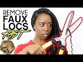 How to Remove Goddess Faux Locs | Protective Style with Marley Locs