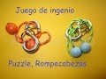 Juego de ingenio. Puzzle de metal. Rompecabezas.