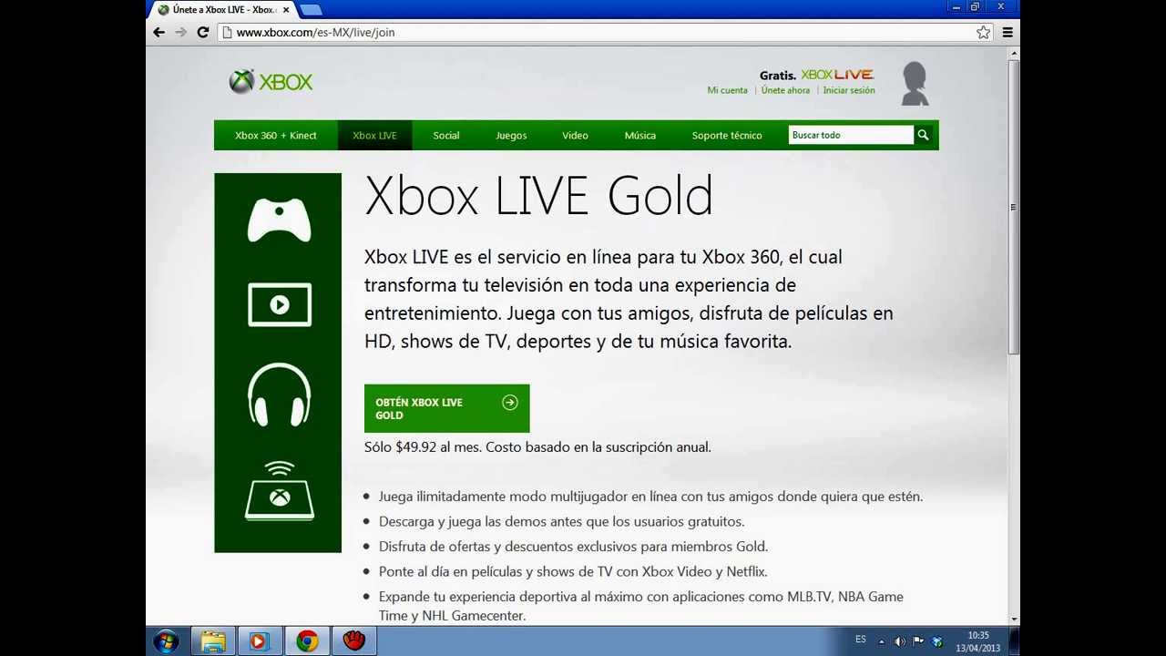 Crear Una Cuenta En Xbox Live