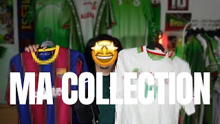 My complete collection of football shirts! (Algeria, Barça & collector's items) 🇩🇿🔵🔴