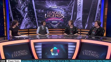 ♠ SEASON 5 ♠ || Interview Winner of Gambit Gaming vs Elements EU LCS Summer 2015