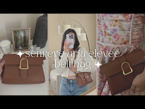 senreve aria elevee belt bag unboxing! is it worth it? 