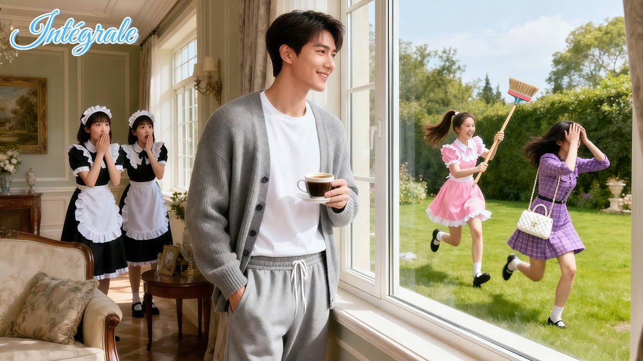 CEO né sans sourire… jusqu’à ce qu’il voie la bonne chasser la croqueuse d’or au balai—et il sourit!