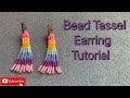 How to make Bead Tassel Earrings easy guide