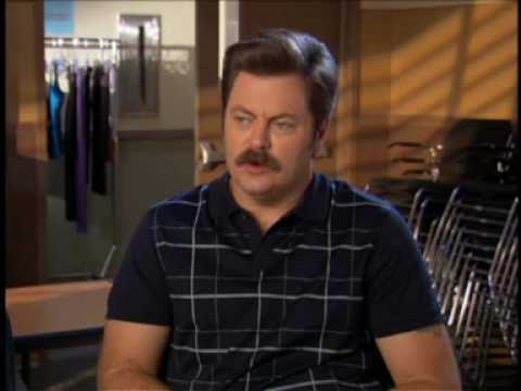 Parks and Recreation - On Set: Nick Offerman