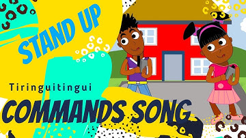 1,2,3,4 Clap your hands y Tinguiri tinguiri tingui. Commands in English