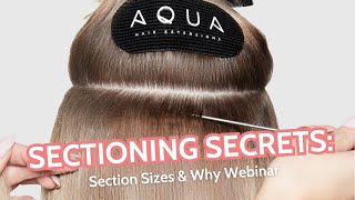 Sectioning Secrets: Why Section Sizes Matter Webinar| Aqua Hair Extensions