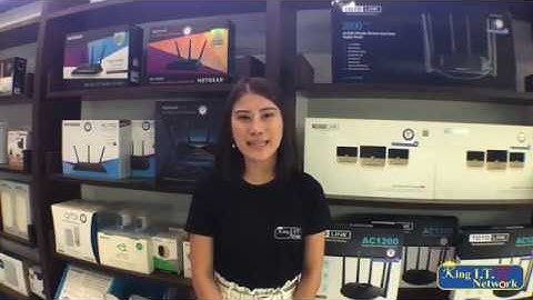 KING I.T. ON SOLUTION อาคารพาณิชย์ 4 ชั้นใช้ INTERNET ได้ทุกจุดใช้งบไม่เกิน 4,000 บาท A3100R 2 ตัว