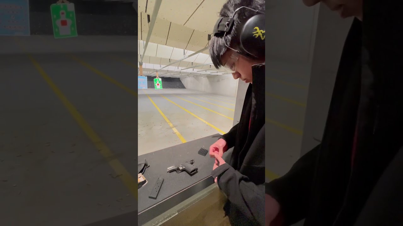 First Time At The Shooting Range 