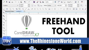 CorelDRAW Freehand Drawing Tool Basics The Rhinestone World TRWCD1