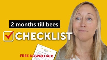 GET READY TO BE A BEEKEEPER CHECKLIST - Download for free