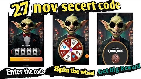 Goblin mine Mini Game |27 nov Gobline game secert code |How to Earn Free Ton