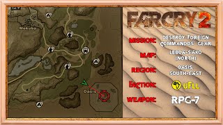Far Cry 2 - Trickshot Tutorial - Northern Map, 1st UFLL mission, Oasis, RPG-7