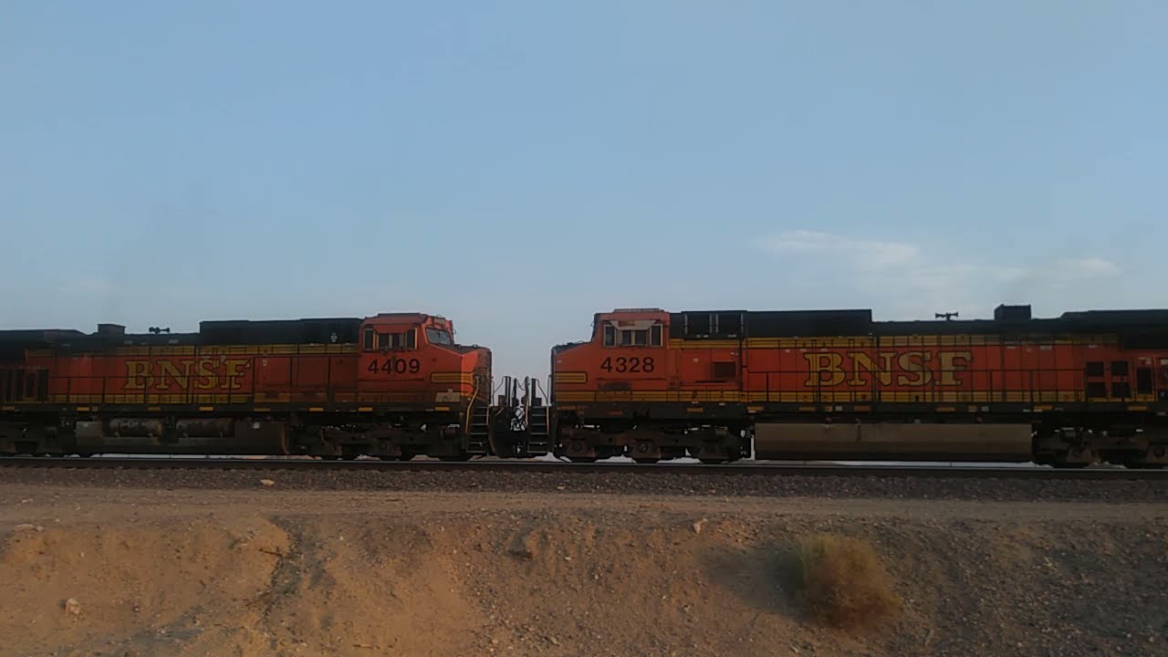 WB BNSF Z Train At Lenwood CA! #bigbossrailfanner - YouTube