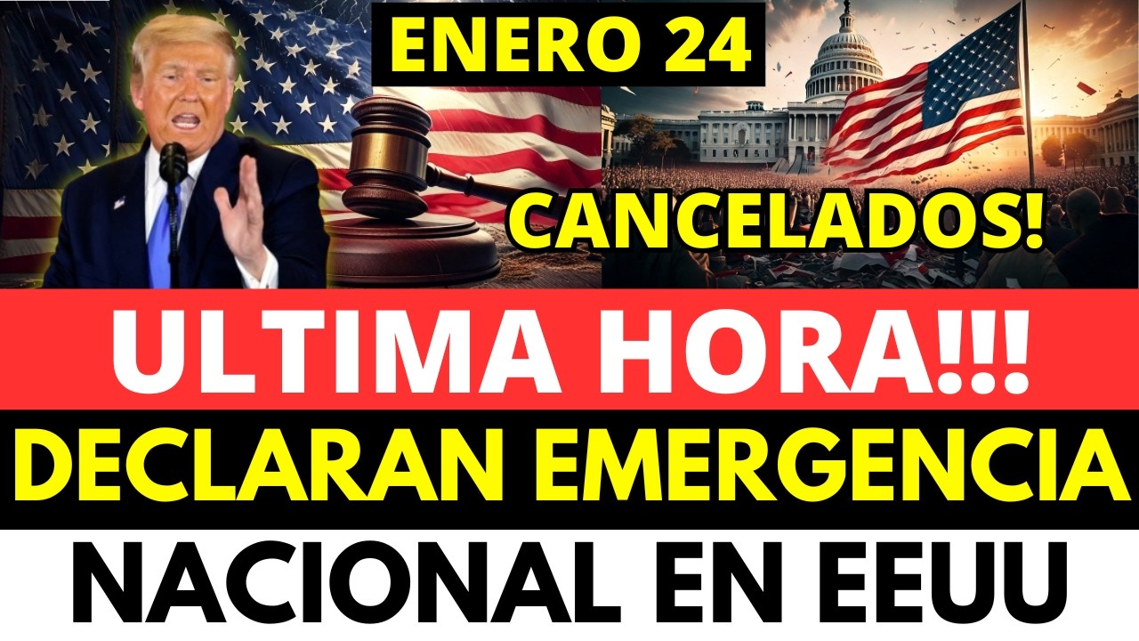 ULTIMA HORA!!! DECLARAN EMERGENCIA NACIONAL EN EEUU