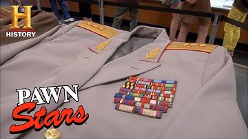 MILLION DOLLAR Soviet Union Cold War Uniforms (Season 8) | Pawn Stars