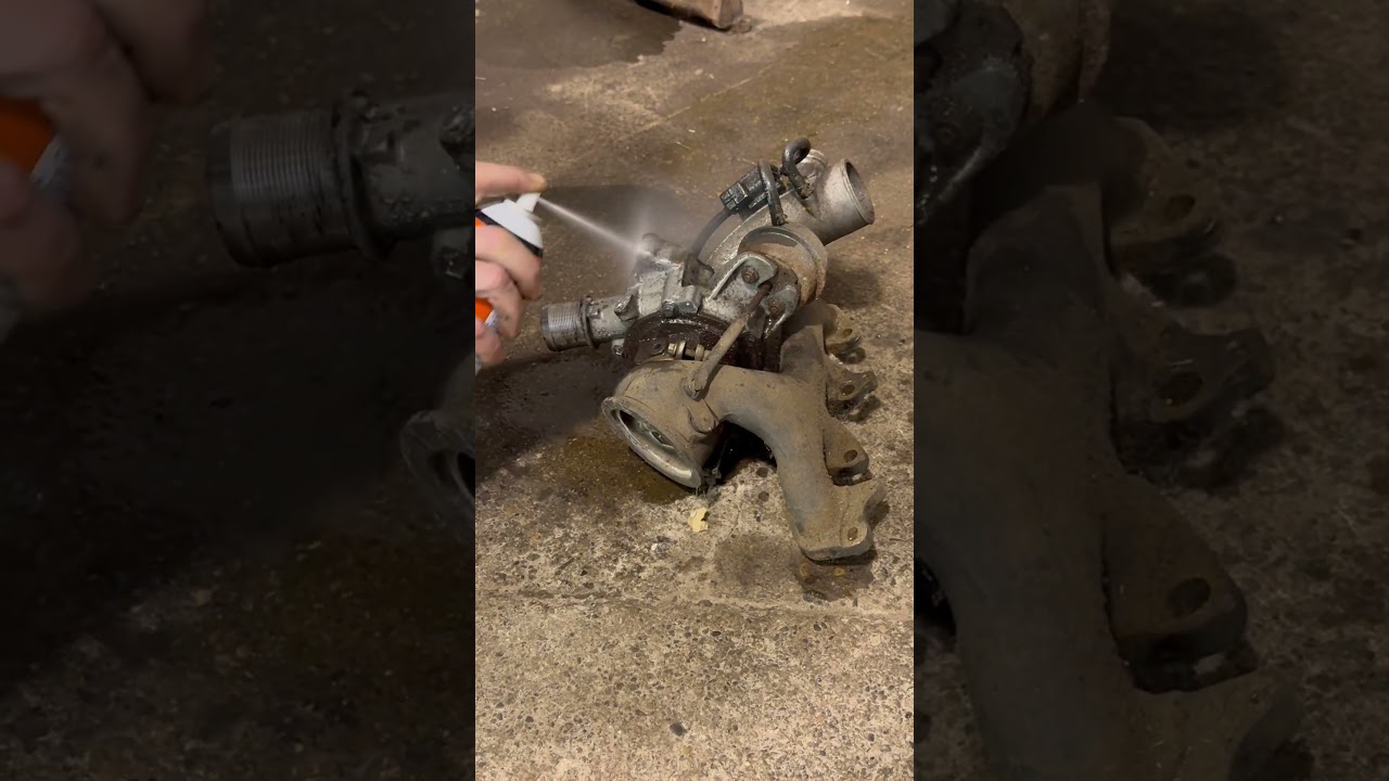 Multi-purpose solvent restoring this turbo’s surface 