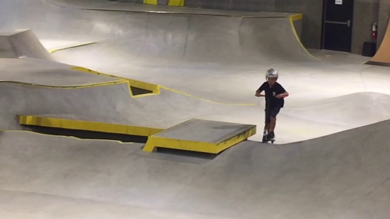 Scootering at woodward park city!!! YouTube