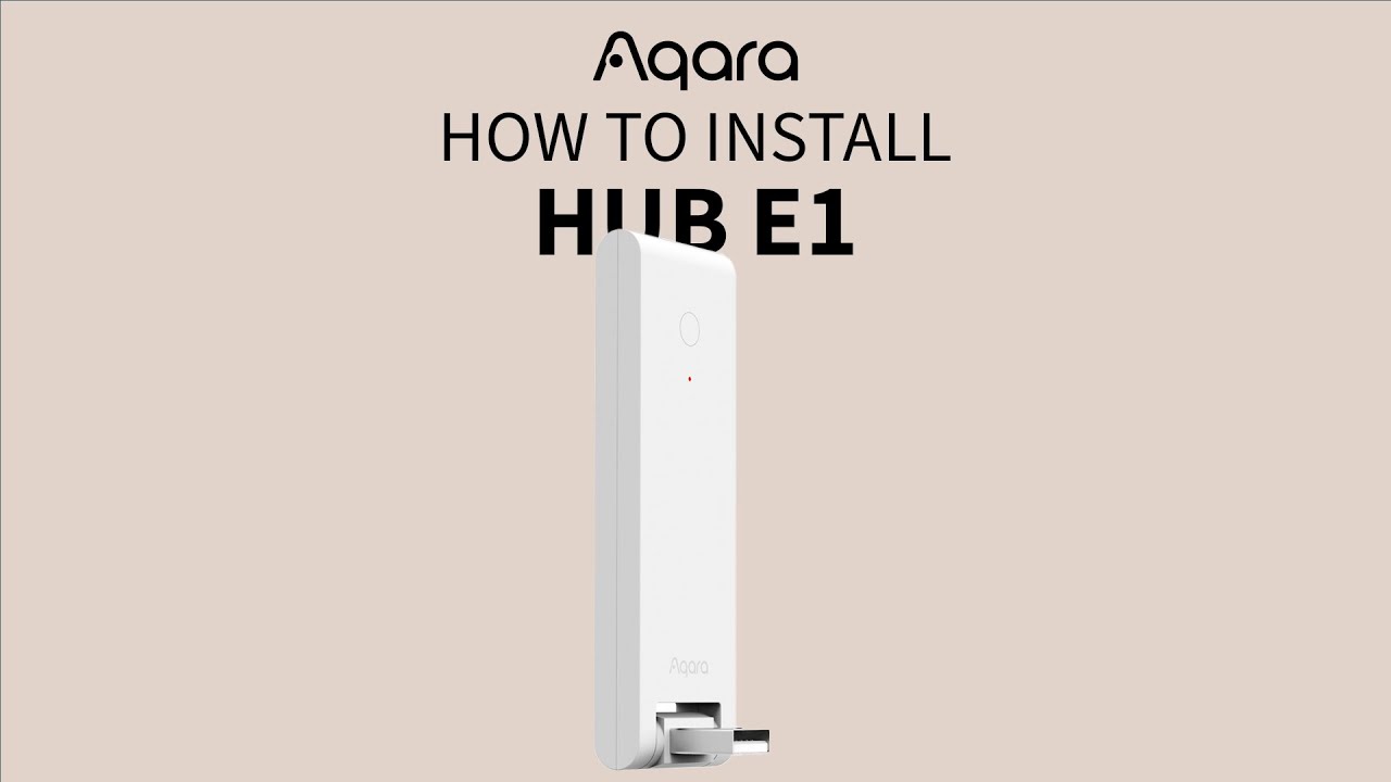 Aqara Hub E1 - USB Zigbee 3.0 Smart Hub for Aqara Devices