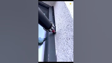 Silicone Sealant Caulking Tutorial | Silicone Caulking Windows | DIY Projects | #shorts #caulking